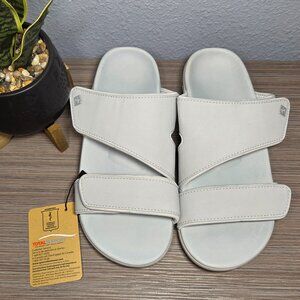 NEW!!! Spenco Kholo Nuevo Tan Adjustable Slide Sandals – Size: 9 Wide